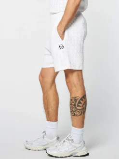Sergio Tacchini Ulivo Crochet Short- BRILLIANT WHITE Online