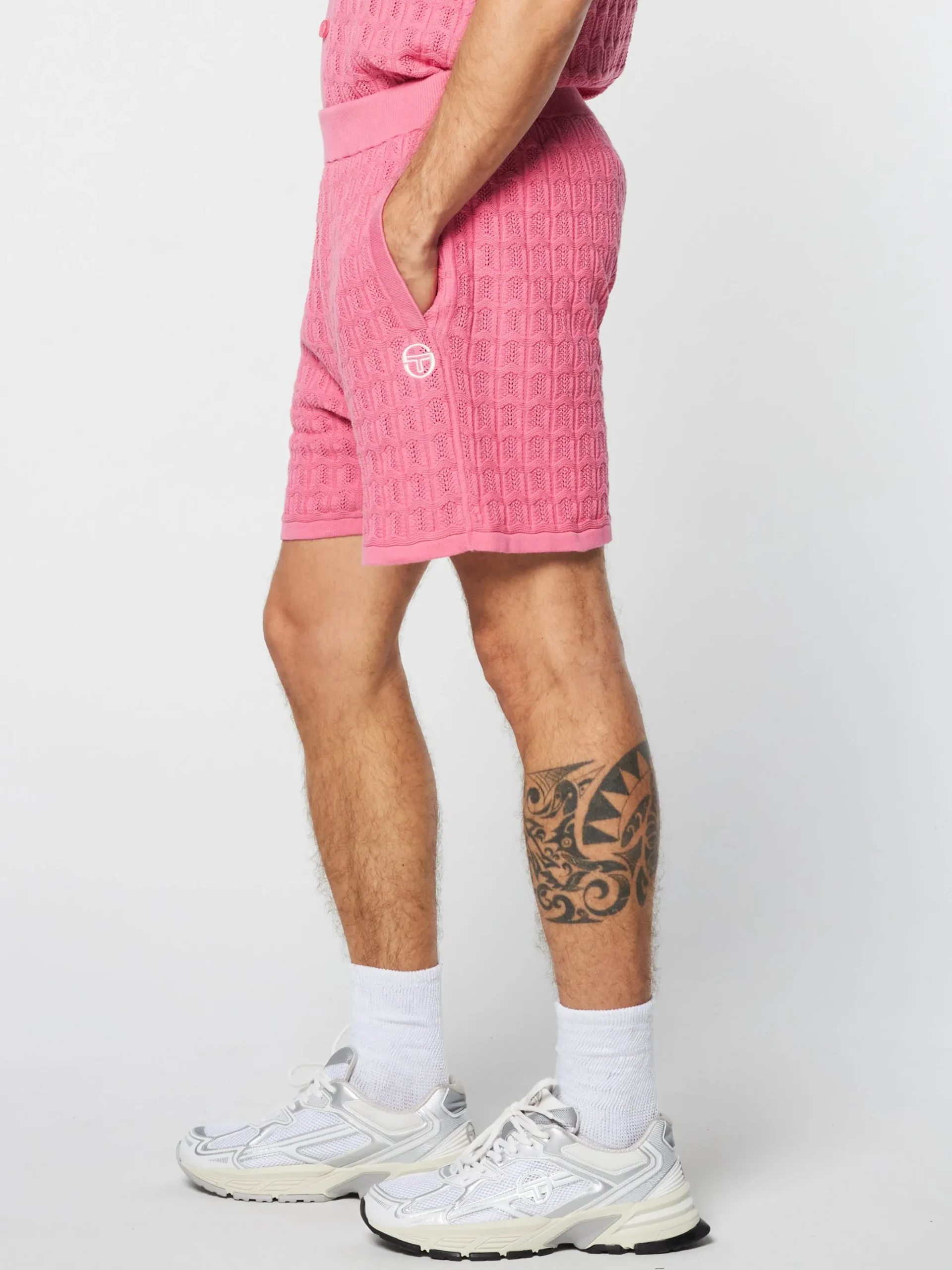 Sergio Tacchini Ulivo Crochet Short- WILD ROSE Online