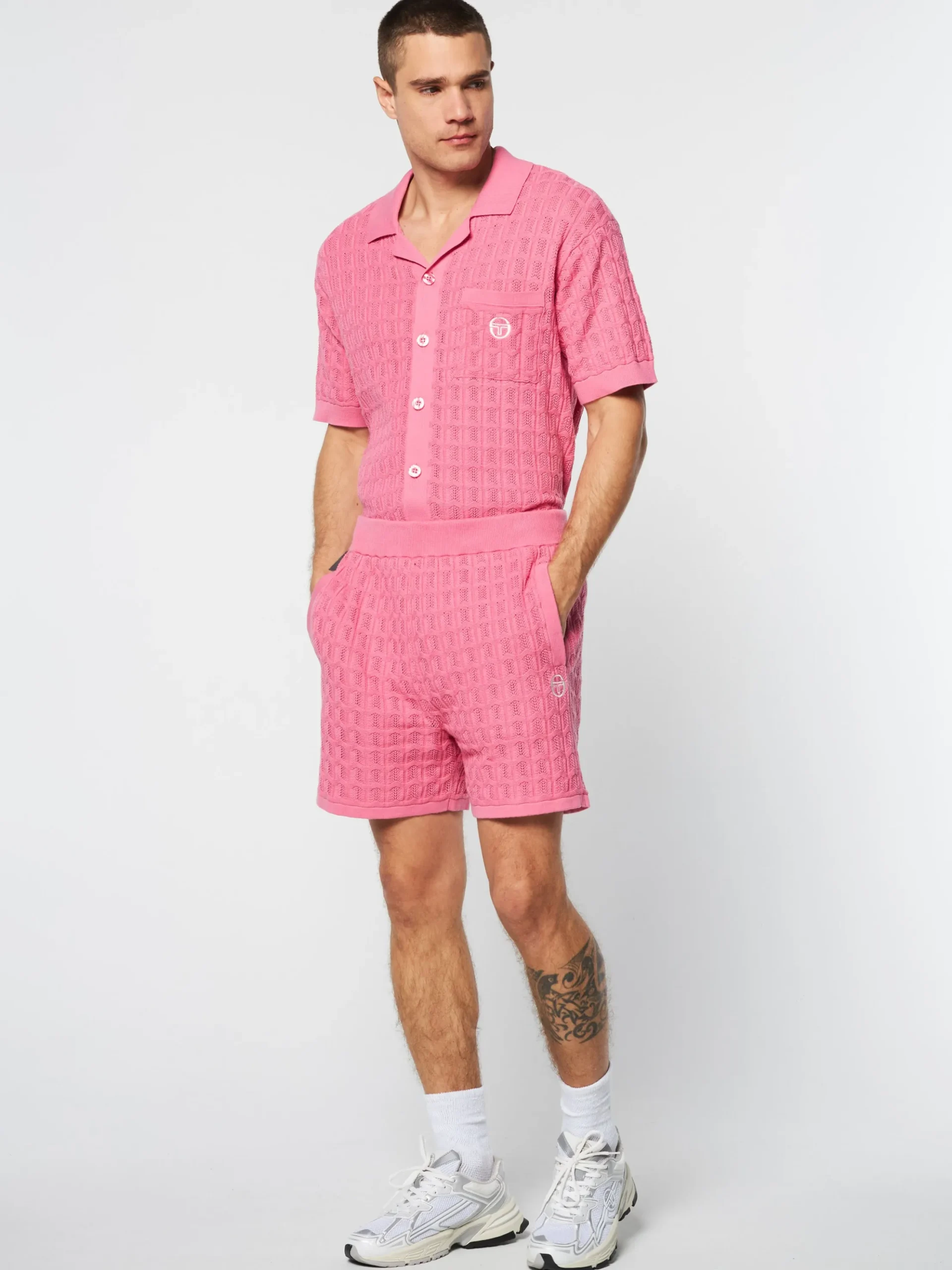 Sergio Tacchini Ulivo Crochet Short- WILD ROSE Online