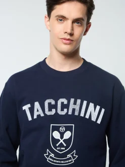 Sergio Tacchini Varsita Crewneck- MARITIME BLUE New