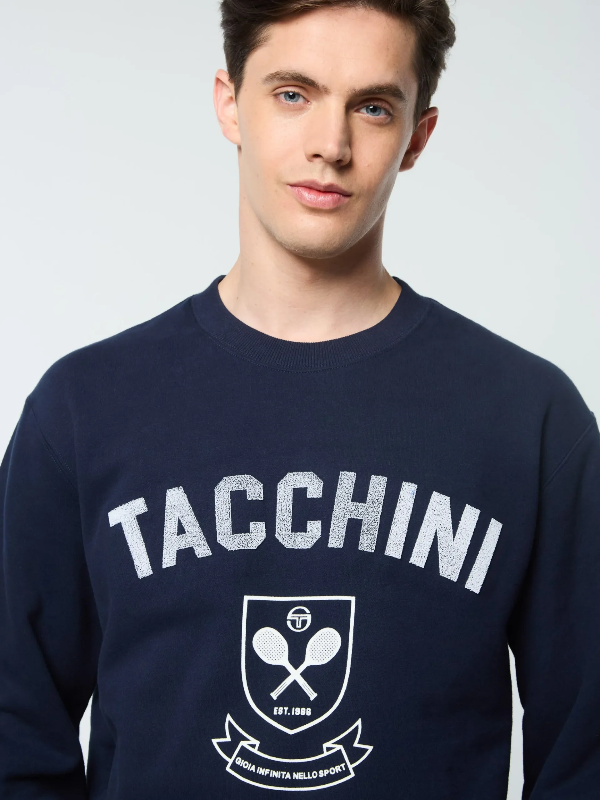 Sergio Tacchini Varsita Crewneck- MARITIME BLUE New