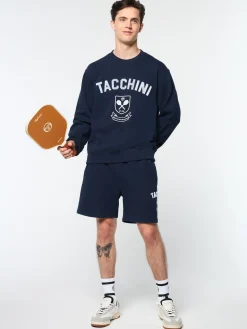 Sergio Tacchini Varsita Crewneck- MARITIME BLUE New