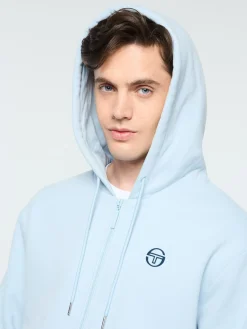 Sergio Tacchini Varsita Zip Up Hoodie- CELESTIAL BLUE Best