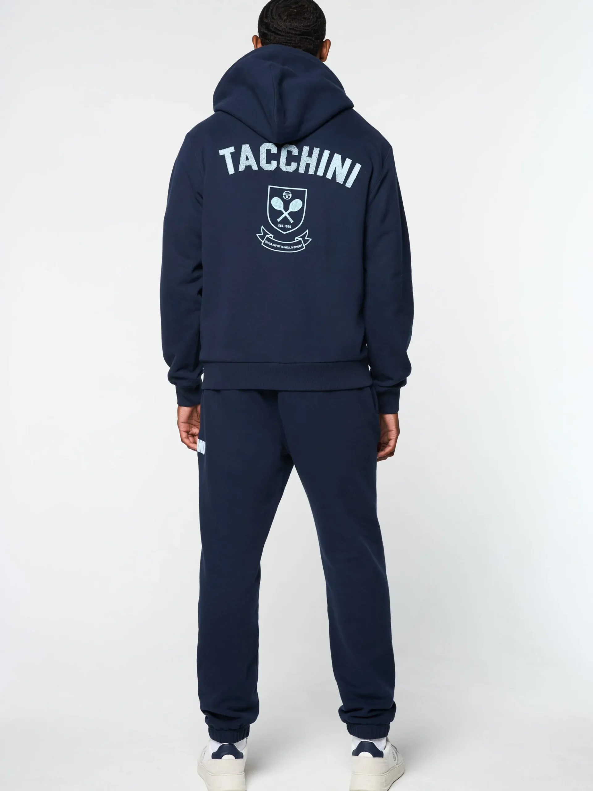 Sergio Tacchini Varsita Zip Up Hoodie- MARITIME BLUE Best