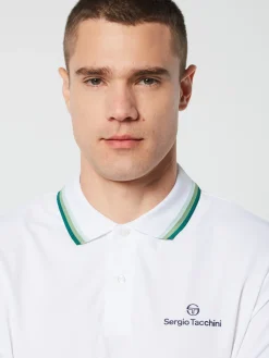Sergio Tacchini Veloce Polo- BRILLIANT WHITE Fashion