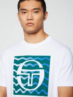 Sergio Tacchini Veloce T-Shirt- BRILLIANT WHITE Fashion