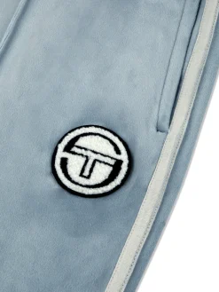 Sergio Tacchini Veneto 3/4 Velour Track Pant- CELESTIAL BLUE Hot