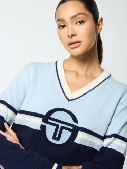 Sergio Tacchini Veneto Sweater- CELESTIAL BLUE Best