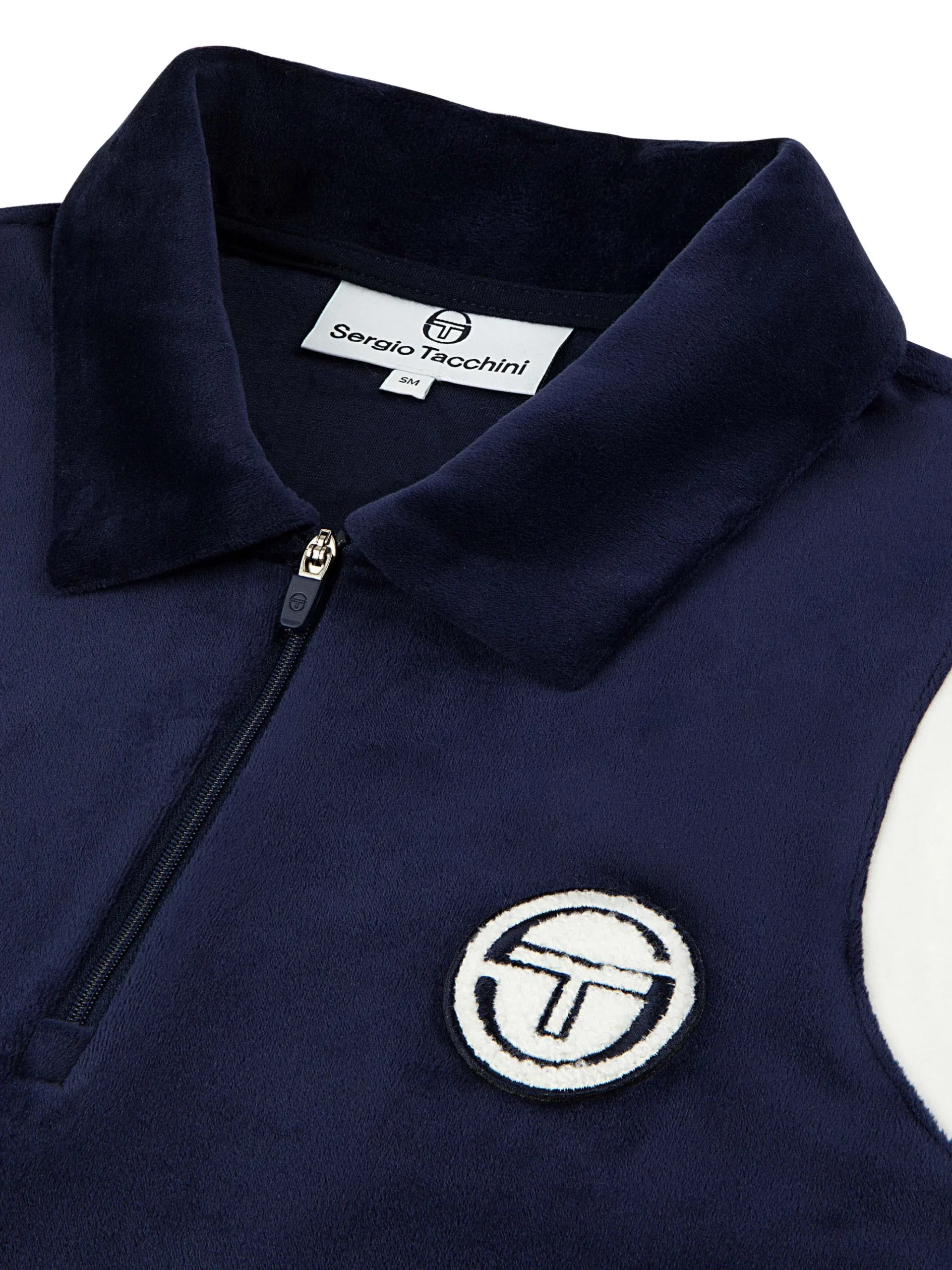 Sergio Tacchini Veneto Velour Polo Mini Dress- MARITIME BLUE Discount