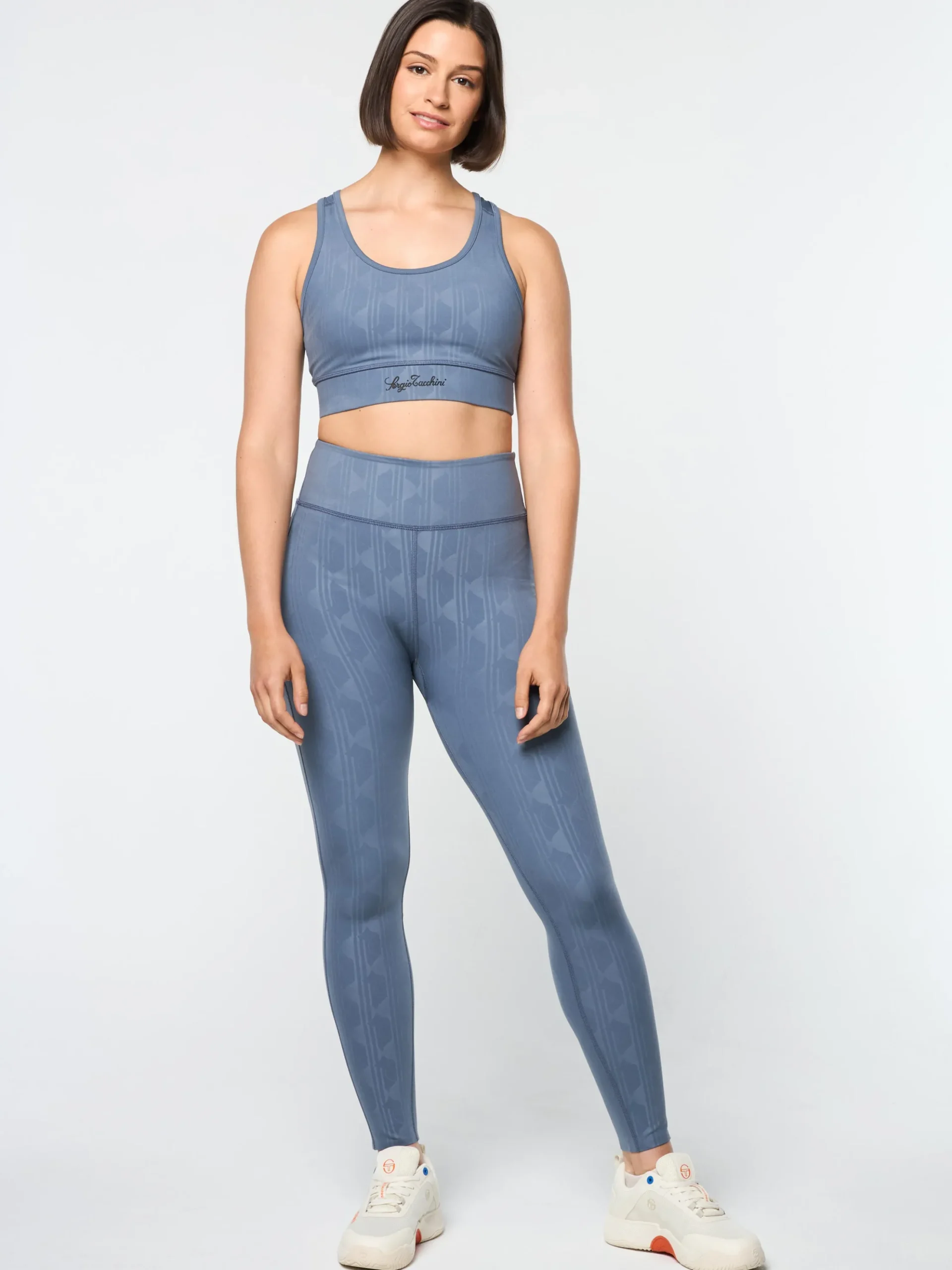 Sergio Tacchini Viano Printed Leggings- GRISAILLE Hot