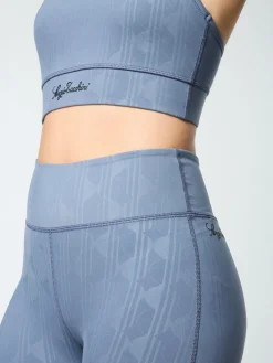 Sergio Tacchini Viano Printed Leggings- GRISAILLE Hot