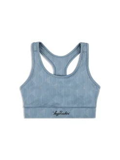 Sergio Tacchini Viano Printed Sports Bra- GRISAILLE Outlet