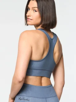 Sergio Tacchini Viano Printed Sports Bra- GRISAILLE Outlet