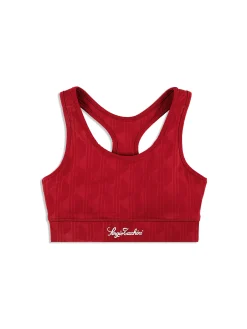 Sergio Tacchini Viano Printed Sports Bra- SUN DRIED TOMATO Online