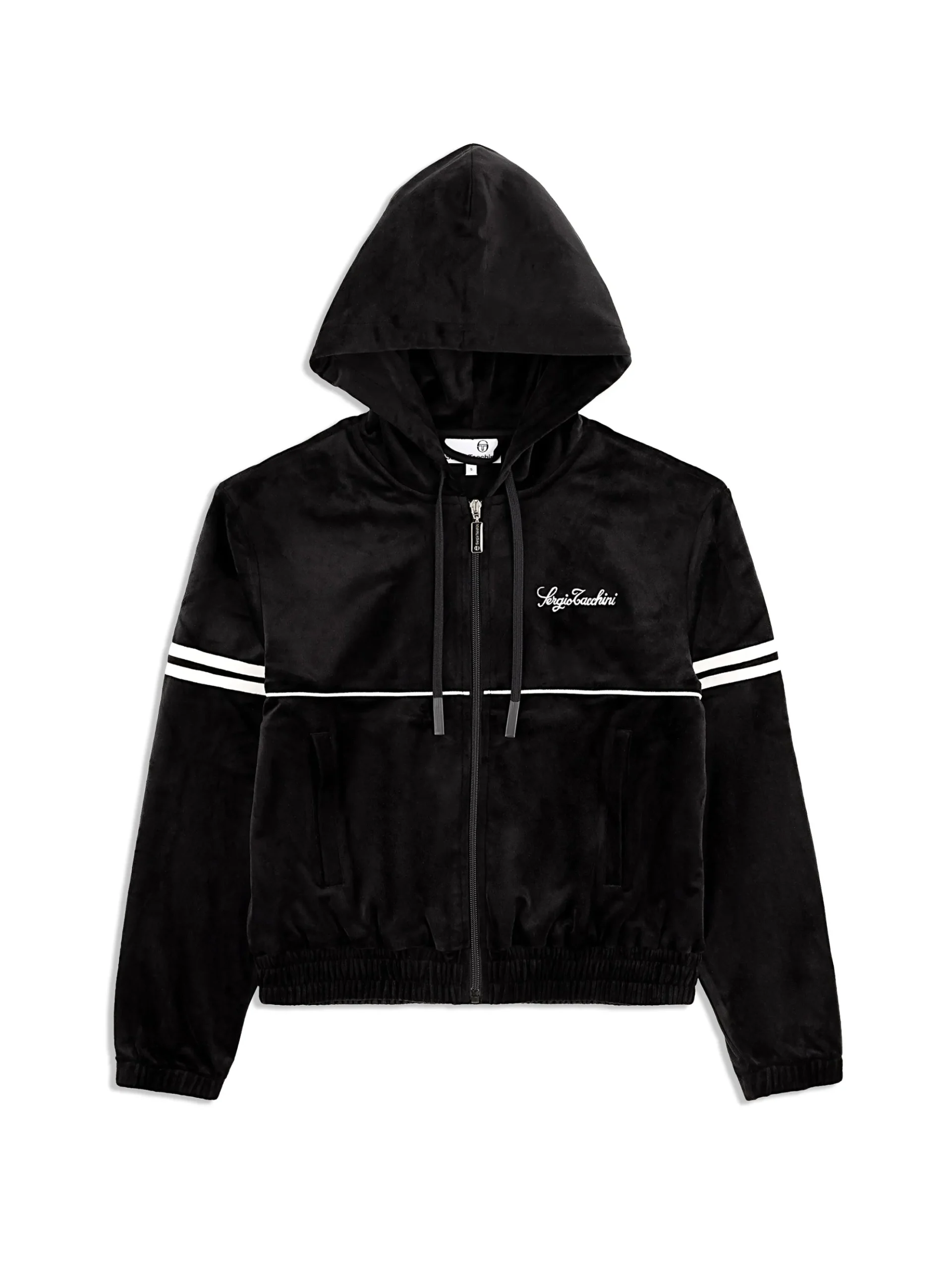 Sergio Tacchini Women's Scopeto Hoodie- BLACK BEAUTY Hot