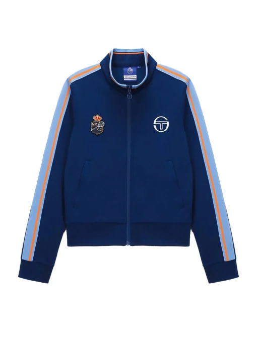 Sergio Tacchini Women's SRE Staff Track Jacket- NAVY Outlet