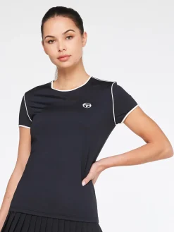 Sergio Tacchini Women's TCP T-Shirt BLACK Hot