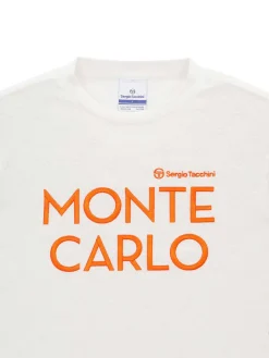 Sergio Tacchini Women's Terry Jacquard Cropped T-Shirt- OFF WHITE Online