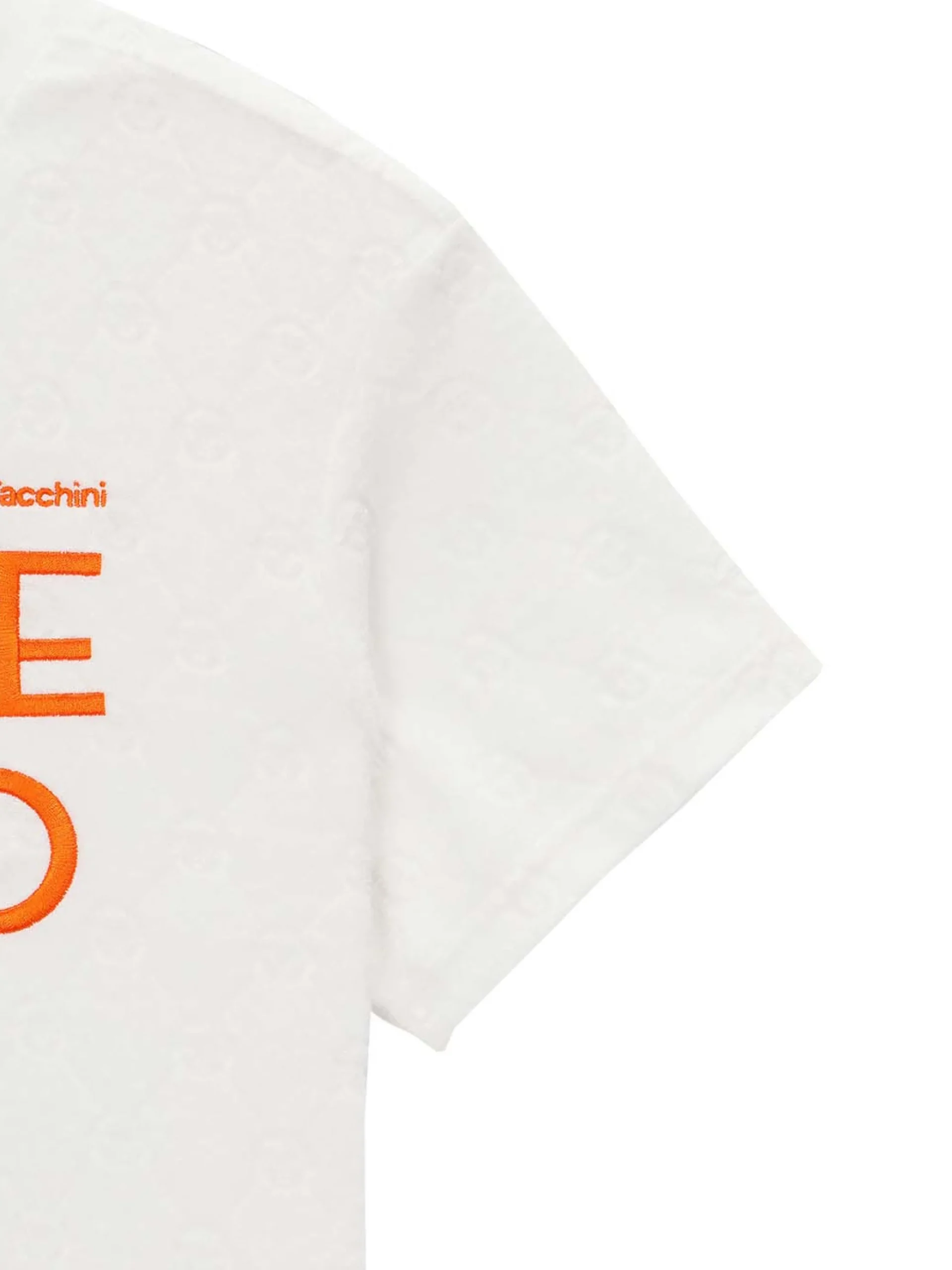 Sergio Tacchini Women's Terry Jacquard Cropped T-Shirt- OFF WHITE Online