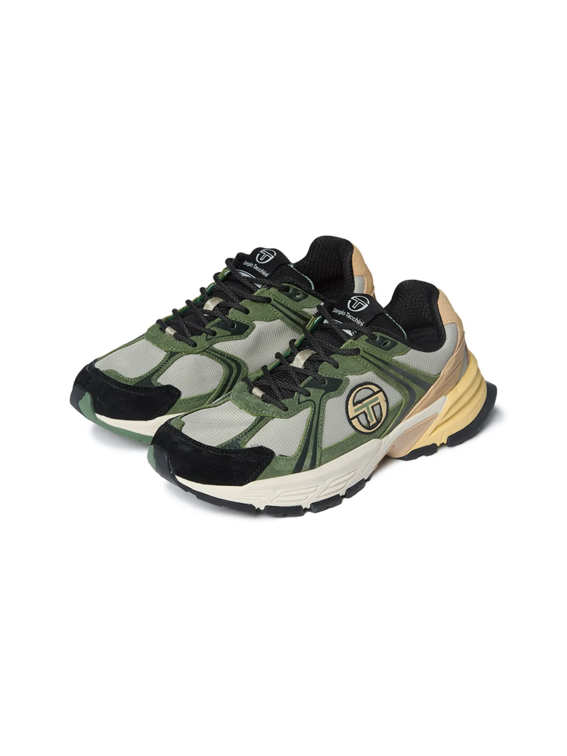 Sergio Tacchini Y2K Marathon- Abbey Stone/ Tofu/ Hedge Green ABBEY STONE-TOFU-HEDGE GREEN New